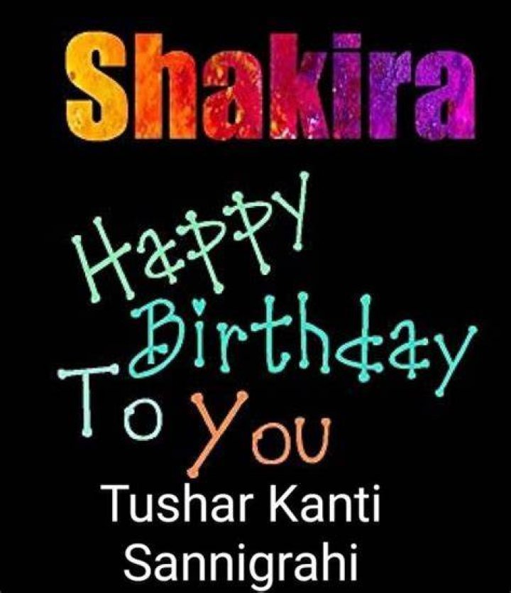 Shakira wishes YOU Happy Birthday YouTube
