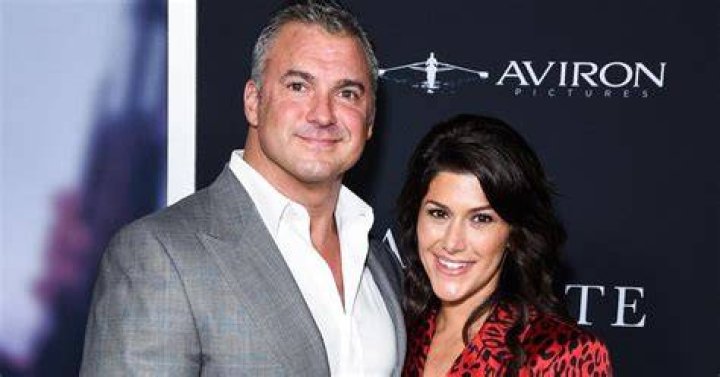 Shane McMahon and his wife 