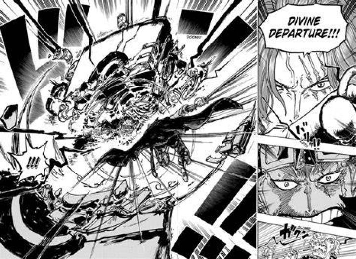 Shanks uses kamusari divine departure in one piece