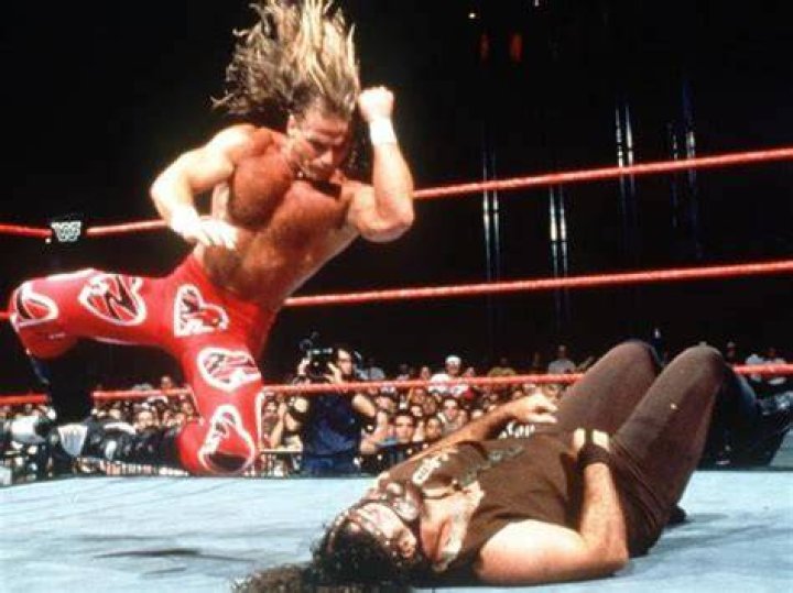 Shawn Michaels Elbow Drops The Undertaker