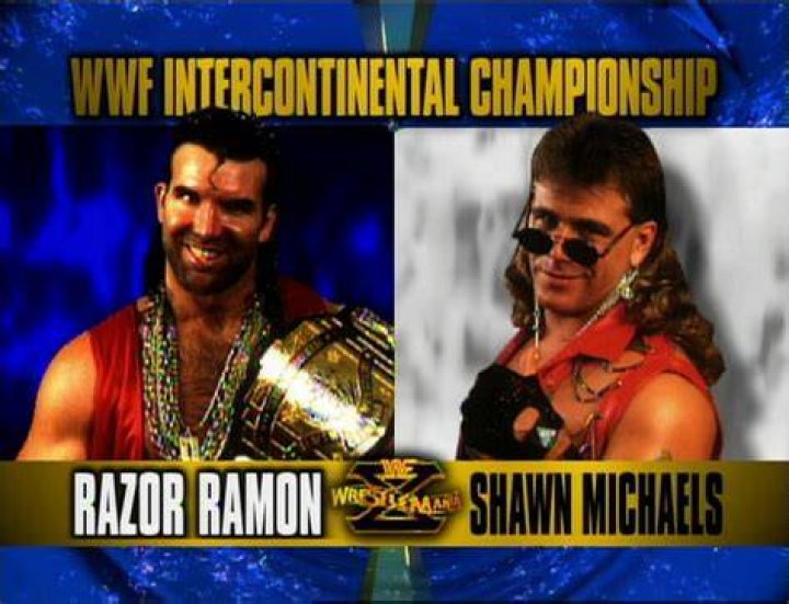 Shawn Michels vs Razor Ramon at WrestleMania X