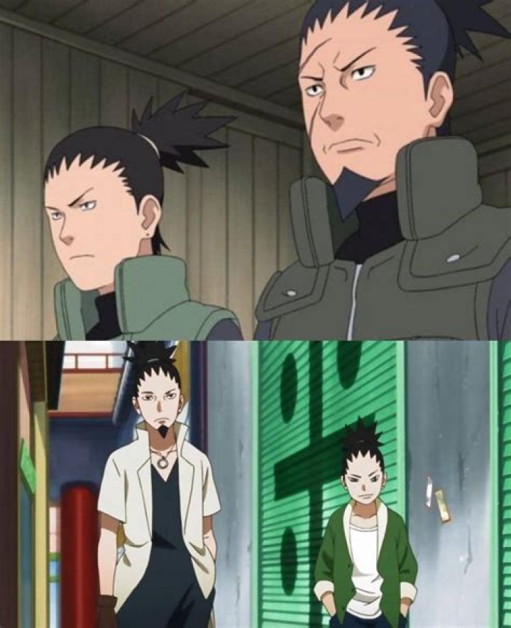 Shikaku And Shikamaru Play Shoji In Naruto Shippuden