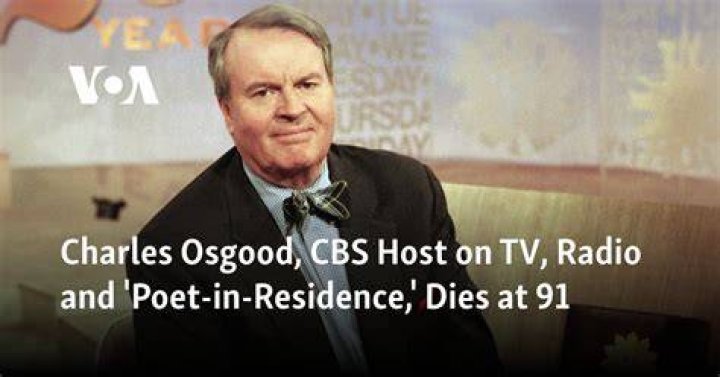 Shocking News! Charles Osgood Obituary: Renowned TV Writer and Musician Charles Osgood Dies at 91, Leaving Legacy of Exceptional Talent.