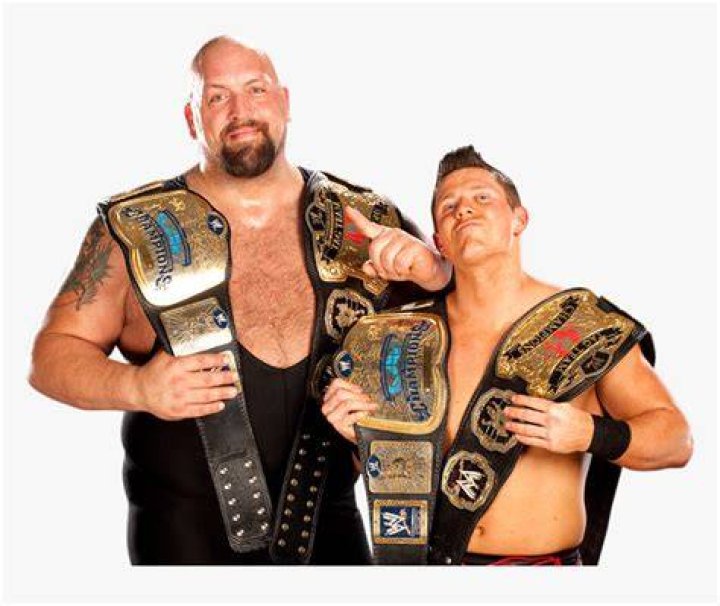 ShoMiz Unified WWE Tag Team Champions Cropped
