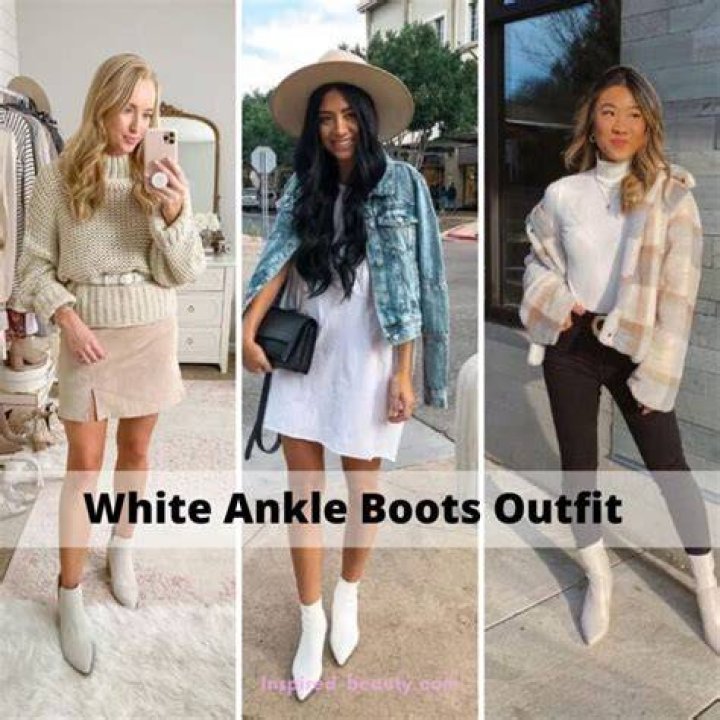 Shop the Look: White Ankle Boots