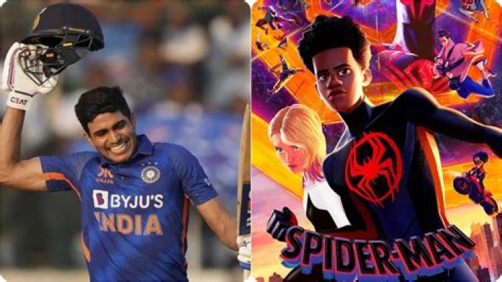 Shubman Gill Pavitr Prabhakar Spider Man Across the Spider Verse