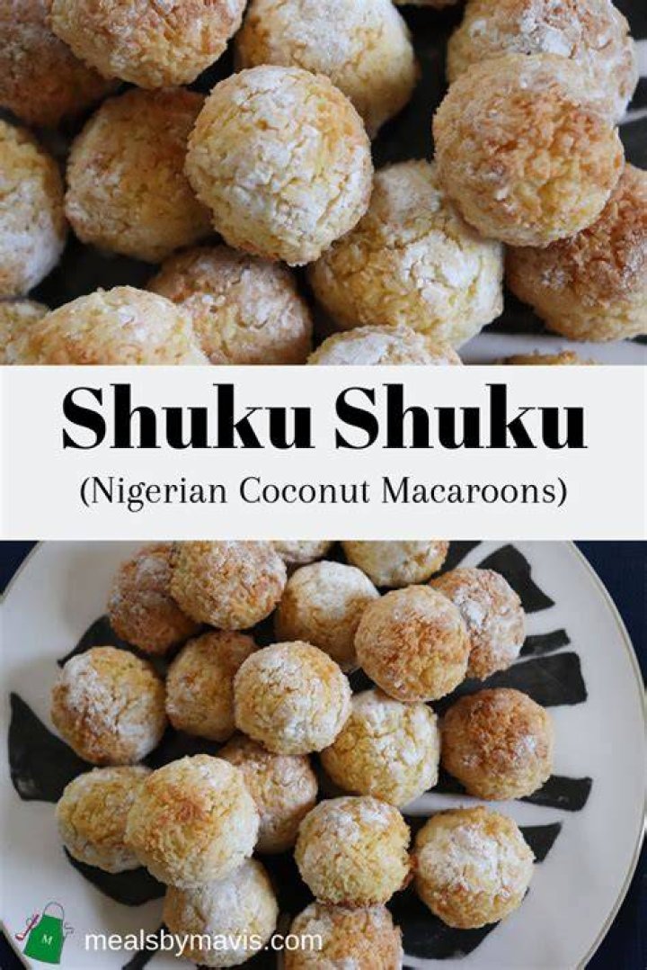 Shuku Shuku (Nigerian Coconut Macaroons) Meals by Mavis