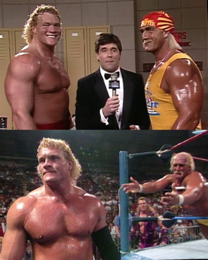 Sid Justice and Brutus Beefcake in the Barber Shop