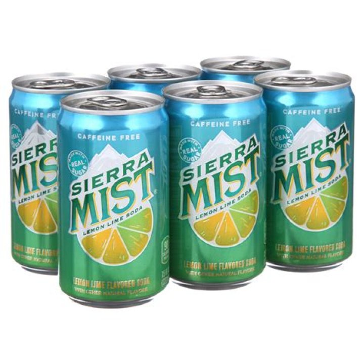 Sierra Mist in a can (L). The lemon-lime soft drink Starry (R) Sierra Mist in a can (L). The lemon-lime soft drink Starry (R)
