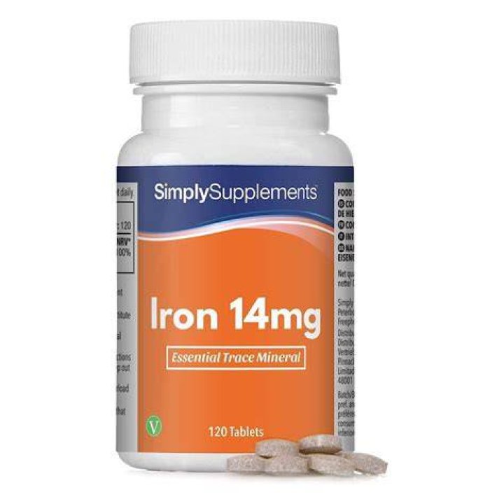 Simply Supplements Iron 14mg Simply Supplements Iron 14mg