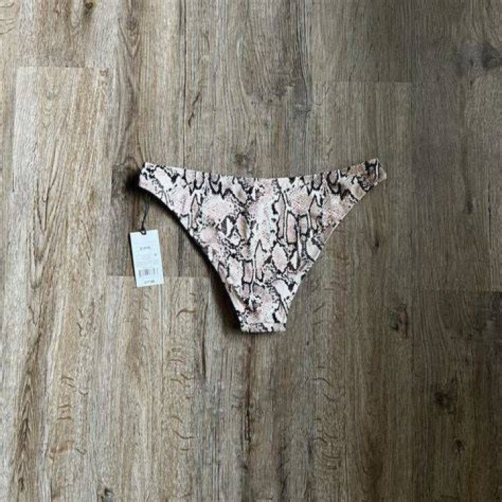 Snakeskin-Print Bikini