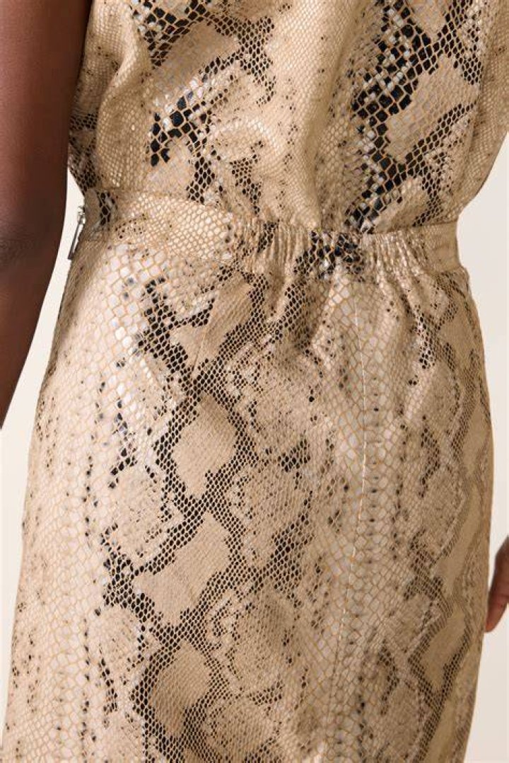 Snakeskin-Print Swimsuit