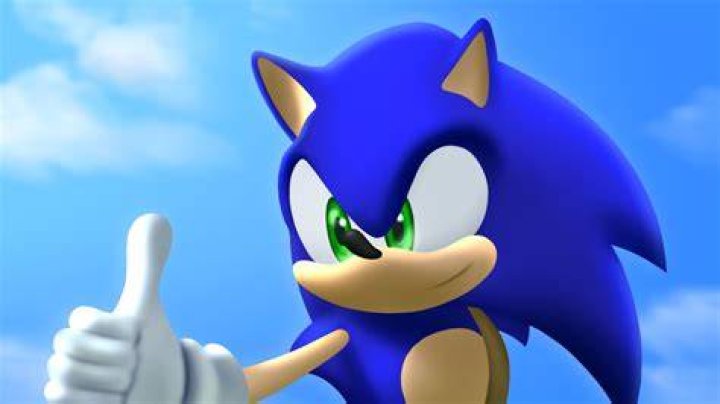 Sonic smiling in Sonic the Hedgehog 2 movie