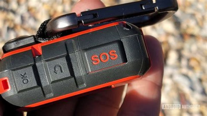 SOS button on Garmin inReach Mini 2 