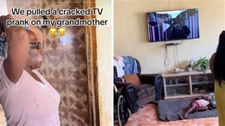 South African Gogo Breaks Down in Tears After Family Does Broken TV Prank, Mzansi Left in Tears