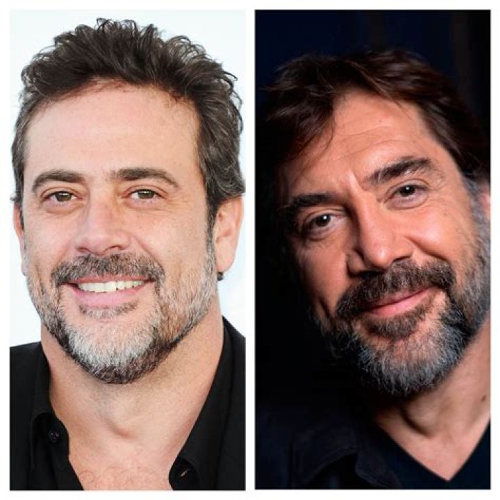 Split image of Jeffrey Dean Morgan on his farm, as Negan from the Walking Dead, and the Comedian from Watchmen
