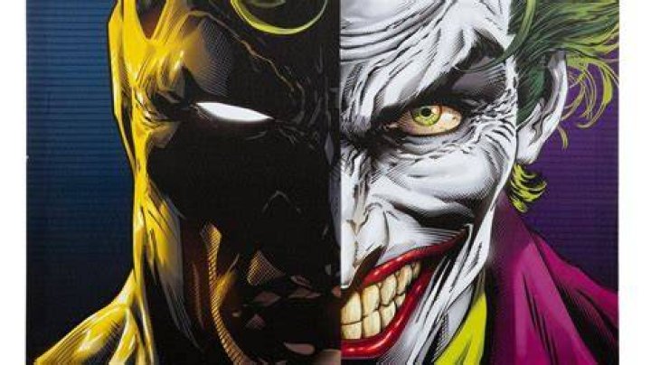 Split image of Joker in Gotham, Dark Knight and Joker in DC feature