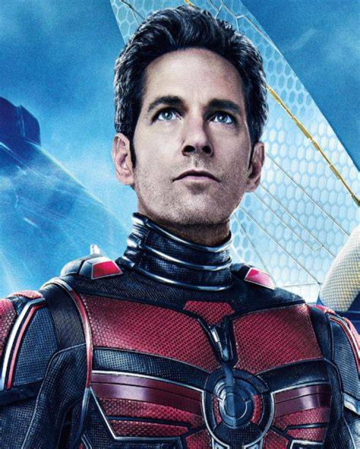 Split image of Scott Lang in Ant-Man & The Wasp Quantumania, Miles Morales In Spider-Man Across The Spider-Verse, and Barry Allen in The Flash, all looking up