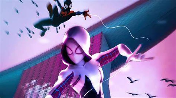 Split image of Spider-Gwen, Nadine in Edge of Seventeen and Kate Bishop in Hawkeye