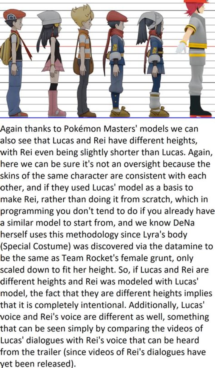 Split image showing Rei, Lucas and Dawn, and Akari in Pok&eacute;mon