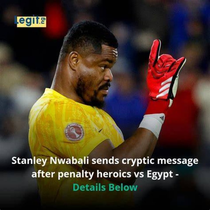 Stanley Nwabali saving penalty from South Africa