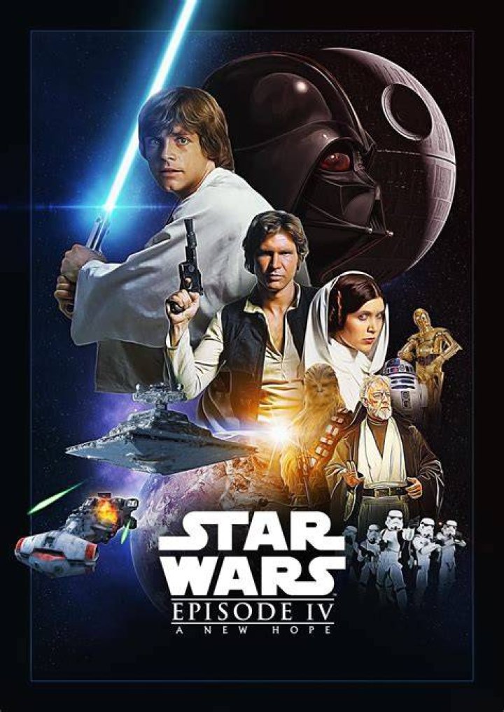 Star Wars Episode IV A New Hope Luke Skywalker Obi-Wan Kenobi