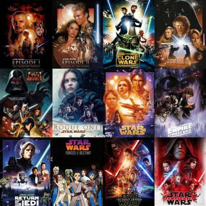 Star Wars Franchise Poster