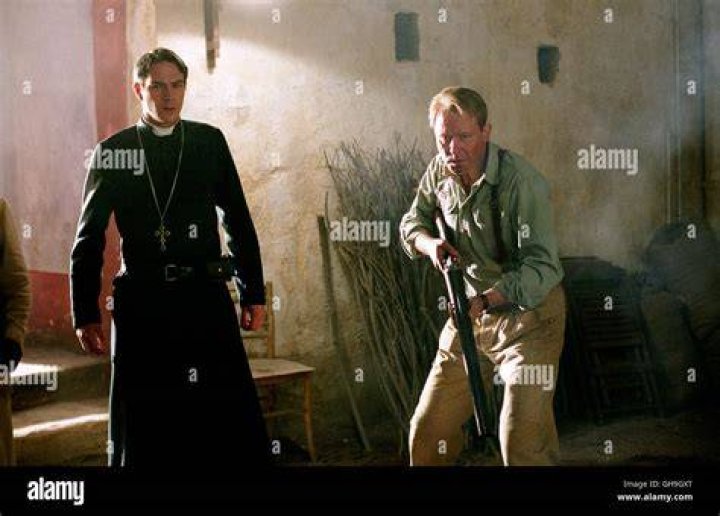 Stellan Skarsgard as Father Merrin in Exorcist The Beginning.