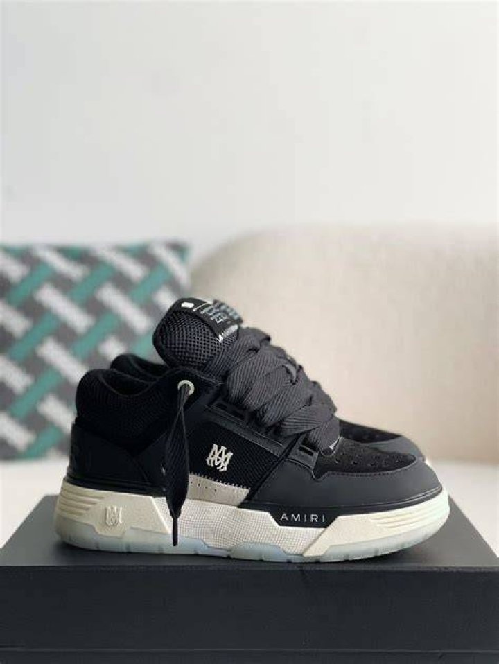 Step Up Your Style: The Allure Of Black And White Amiri Shoes