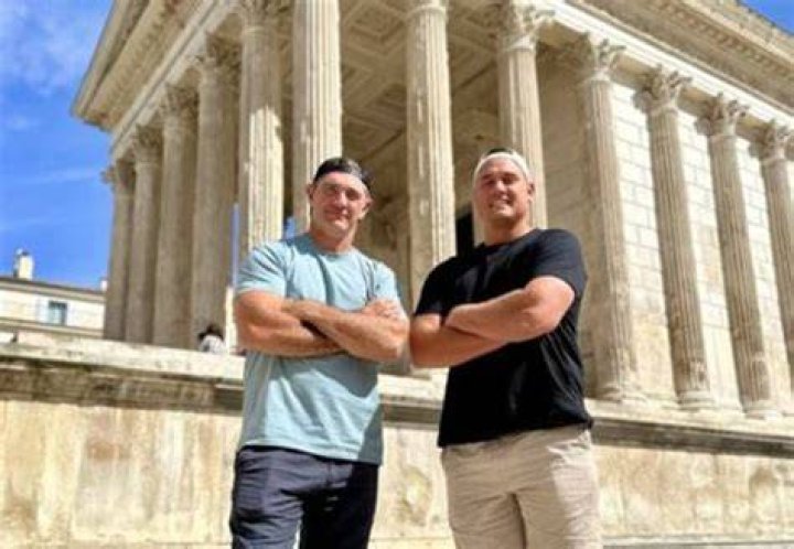 Stephen Donald and Israel Dagg. Photo / Supplied
