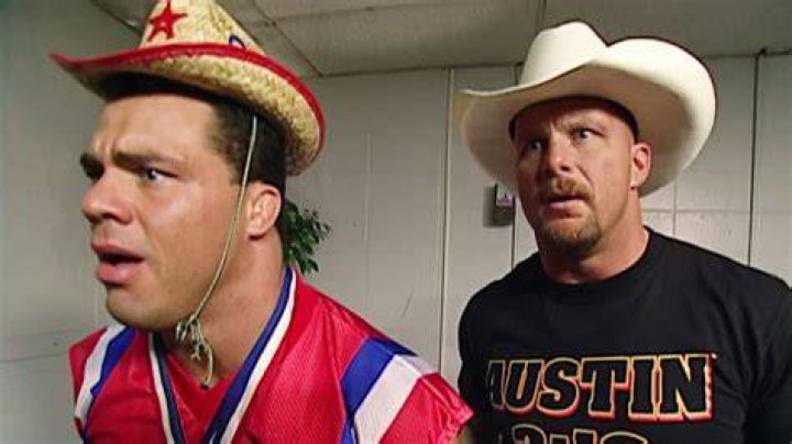 Steve Austin and Kurt Angle