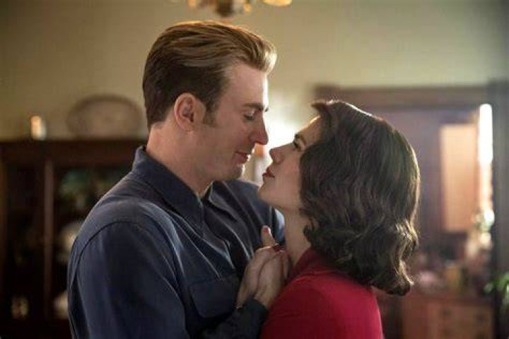 Steve Rogers and Peggy Carter in Avengers Endgame