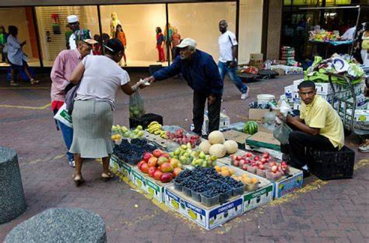 Street vendors in Limpopo