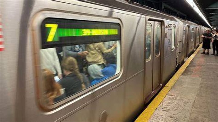 Subway ride in Asia