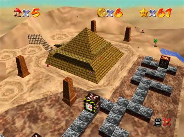 Super Mario 64: Shifting Sand Land Stars