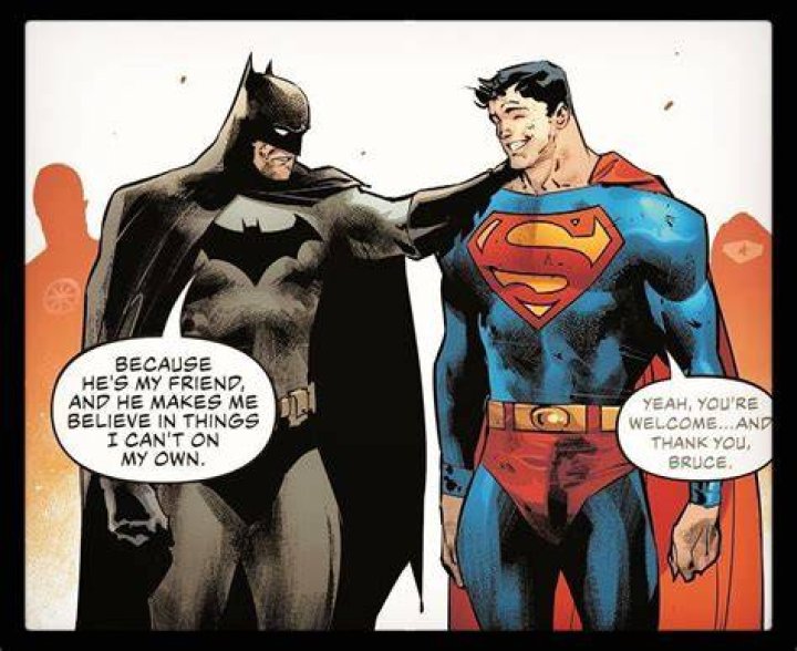 Superman and Batman Best Friends