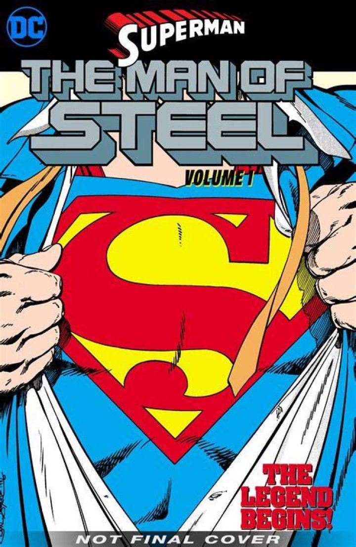 Superman Man of Steel Comic Strongest Superhero