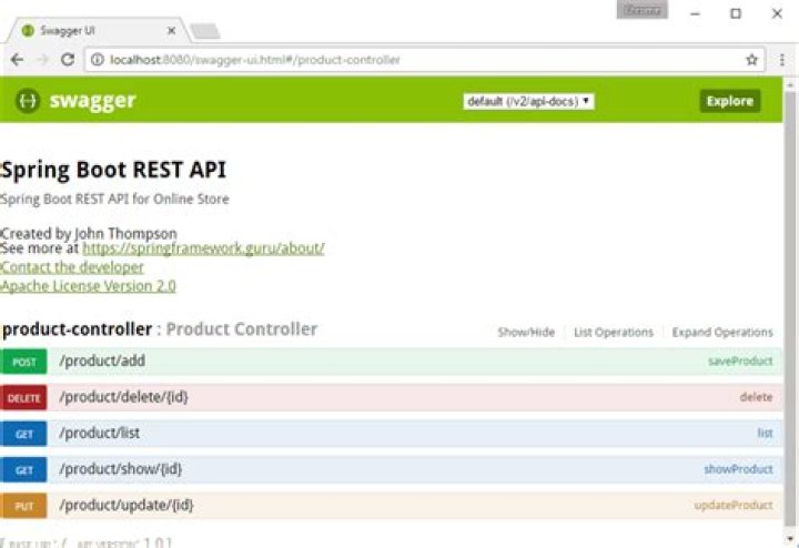 Swagger and the REST API documentation - Documentation for TrueSight Network Automation 20.02