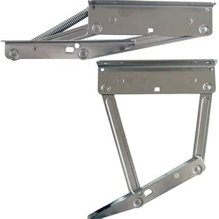 Swing Down Hinges for a Cookbook Rack