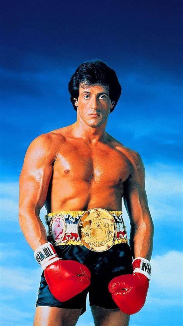 Sylvester Stallone as Rocky and Milo Ventimiglia as Robert in Creed 2 as