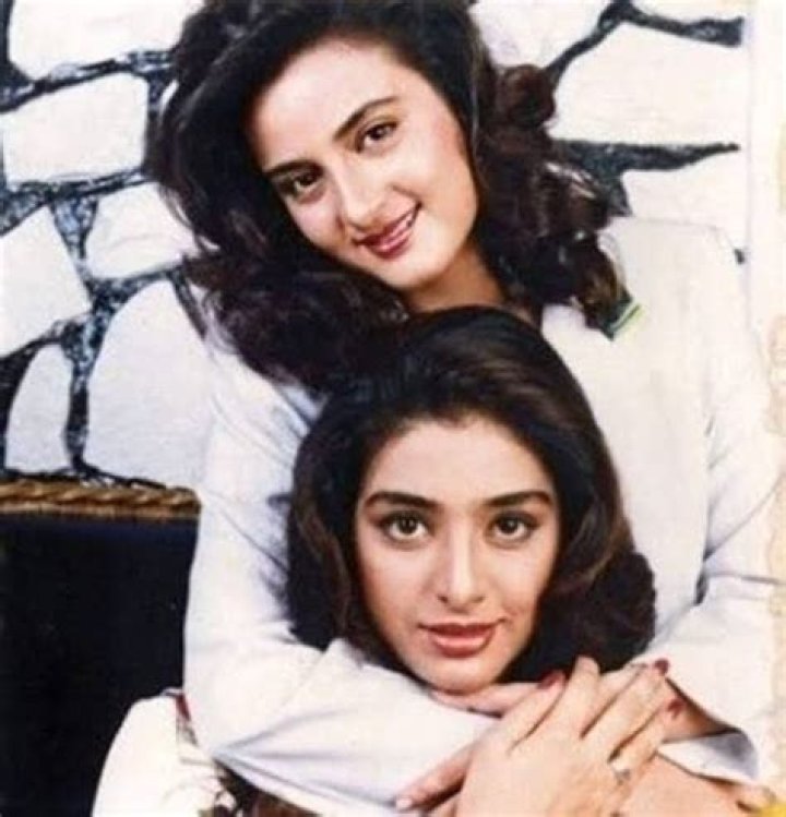 Tabu with sister Farha