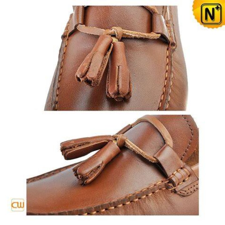 Tasseled Leather Loafers