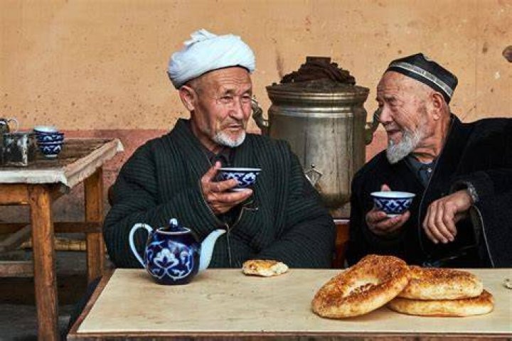 Tea time in Uzbekistan