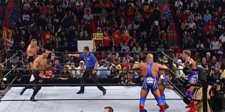 Team Angle Vs Brock Lesnar & Chris Benoit