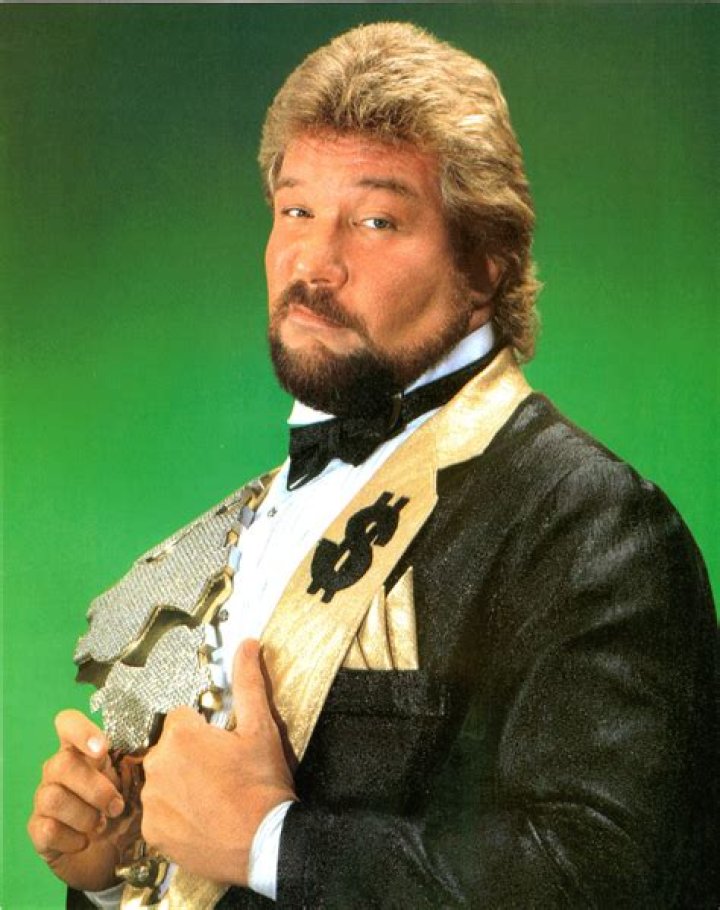Ted DiBiase with the WWF North American Championship