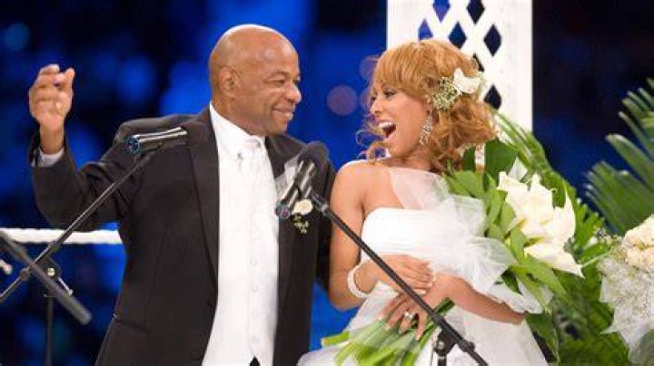 Teddy Long and Kristal Marshall