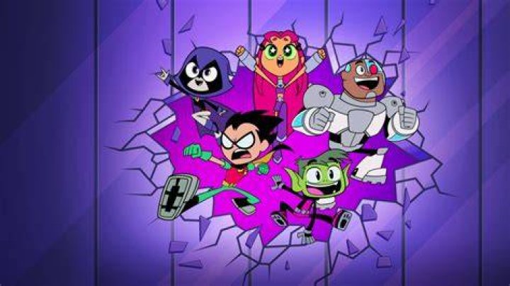 Teen Titans Go! cast riding a tricycle