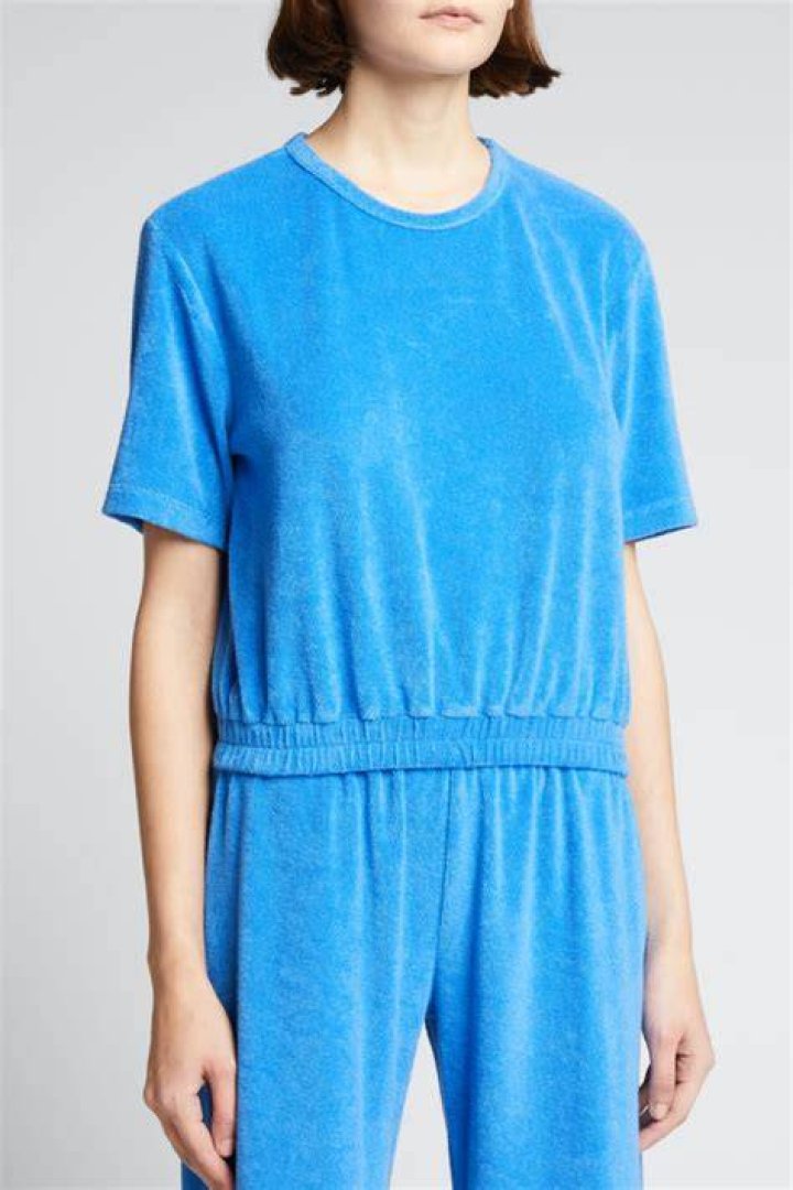 Terry Cloth Short-Sleeve Tee