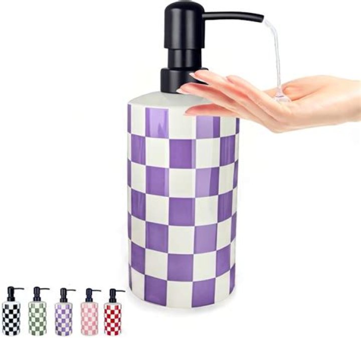 The bathrooms offer full-sized bottles of Leif toiletries. 