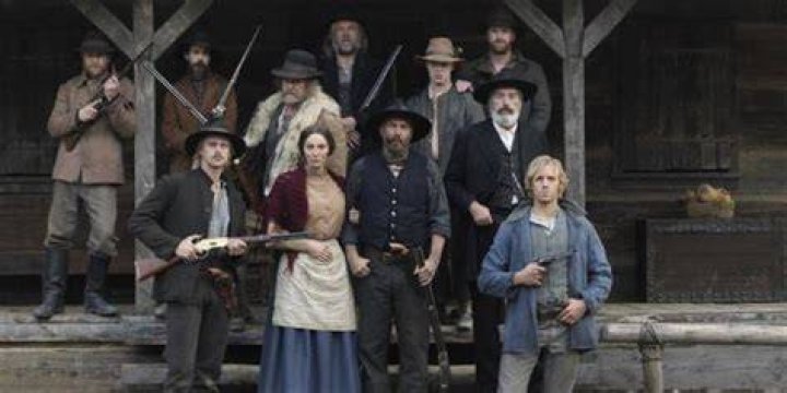 The cast of Hatfields & McCoys (2012)